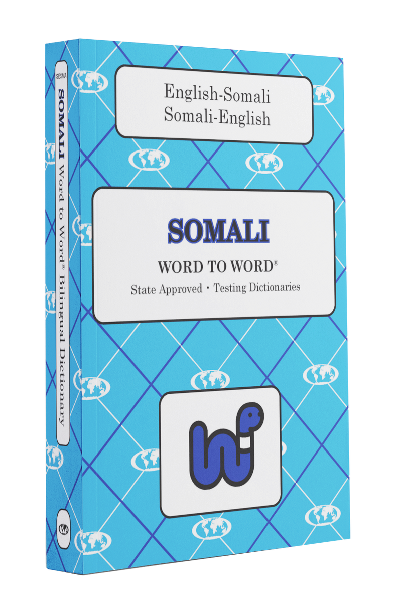 English-Somali Word to Word® Bilingual Dictionary