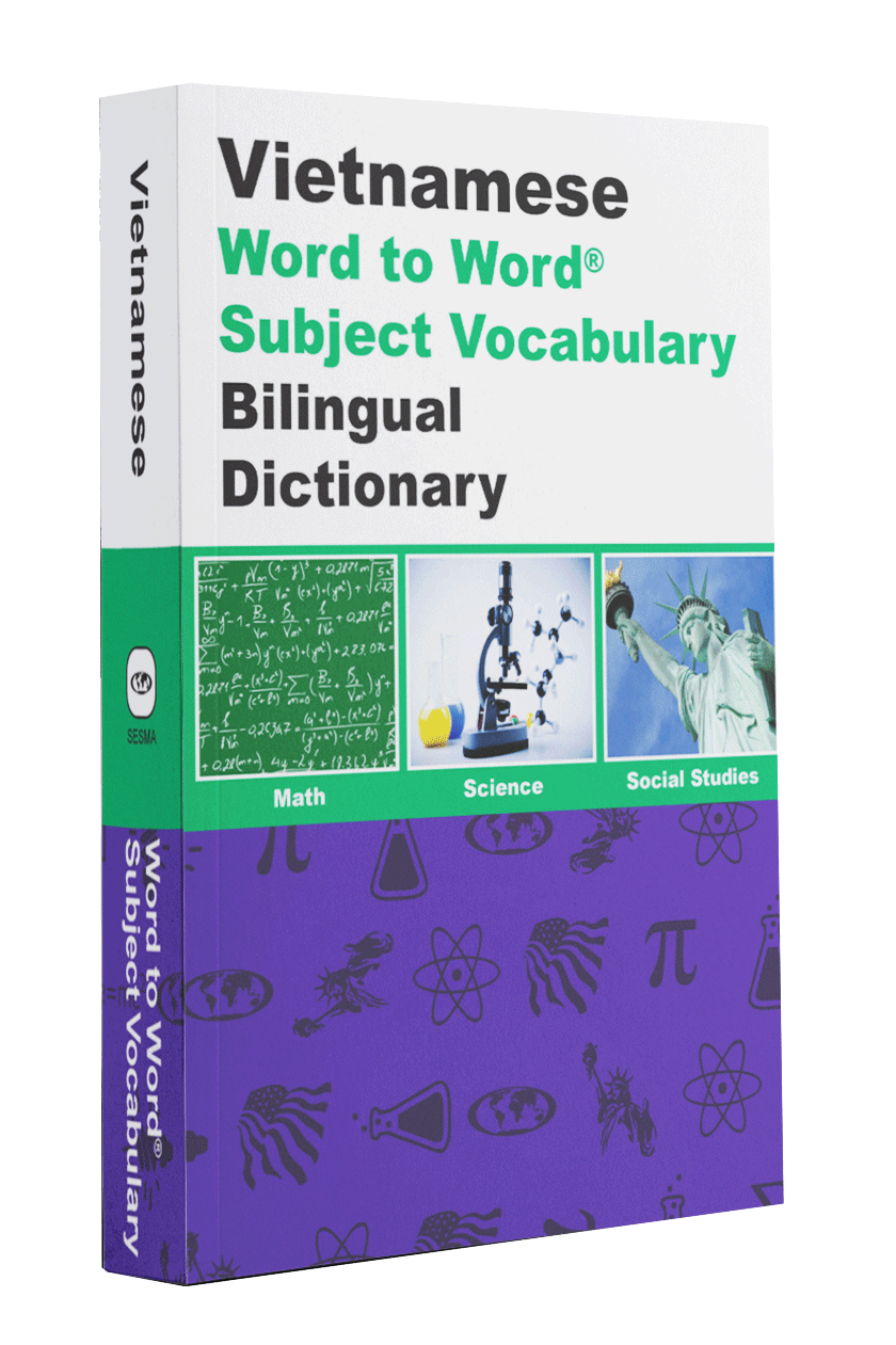 English-Vietnamese Word to Word® with Subject Vocabulary Bilingual Dictionary