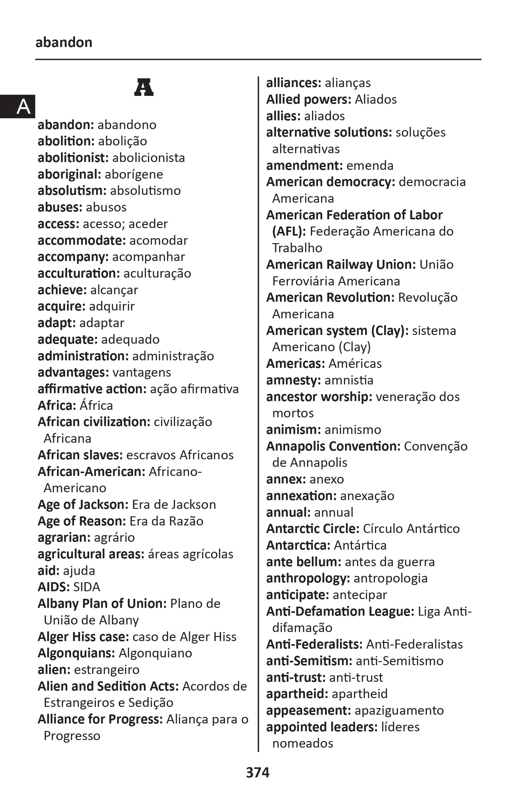 English-Portuguese Word to Word® with Subject Vocabulary Bilingual Dictionary